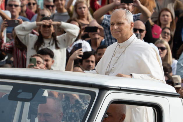 His Holiness Pope Leo Xiv Attends a Weekly General Audience at St Peter s Square in The Vatican Pope Leo XIV Rome 7 October 2026 His Holiness Pope Leo XIV attends a weekly general audience at St Peter s Square in The Vatican Vatican City on October 7, 2026. Photo by Andrea Bracaglia ABACAPRESS.COM Vatican City Vatican City Vatican (or Holy See)  Copyright: xBracagliaxAndrea ABACAx
