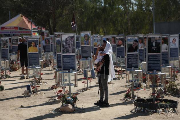 October 7, 2026, ReÃ¢â‚¬â ¢Im, Israel: REÃ¢â‚¬â ¢IM, ISRAEL, OCTOBER 7, 2026: Israelis visit the Nova music festival memorial site near ReÃ¢â‚¬â ¢im to mark the third anniversary of the October 7, 2023 attack. Visitors walk among memorials bearing the photographs and names of people killed at the festival site, where hundreds were killed during the Hamas-led attack three years earlier. Families, friends and members of the public gathered at the site to remember the victims and pay tribute to those killed. ReÃ¢â‚¬â ¢Im Israel - ZUMAq101 20261007_zna_q101_223 Copyright: xSaeedxQaqx