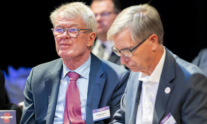 Wolfgang Kirsch EUR, Deutschland, Berlin, 07.10.2026: Wolfgang Kirsch Aufsichtsratsvorsitzender des Fresenius SE besucht die in Berlin stattfindene Jubiläumsveranstaltung von 80 Jahre Handelsblatt und 100 Jahre WirtschaftsWoche.