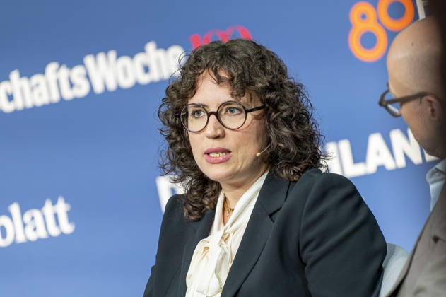Isabella Weber EUR, Deutschland, Berlin, 07.10.2026: Isabella Weber Associate Professor of Economics University of Massachusetts Amhers auf der in Berlin stattfindenen Jubiläumsveranstaltung von 80 Jahre Handelsblatt und 100 Jahre WirtschaftsWoche.