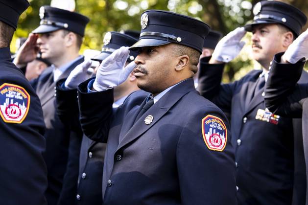 October 7, 2026, New York City, New York, United States: FDNY Firefighters at the 119th Annual FDNY (Fire Department of the City of New York) Memorial Service in New York City. New York City United States  - ZUMAb161 20261007_aap_b161_003 Copyright: xMichaelxBrochsteinx