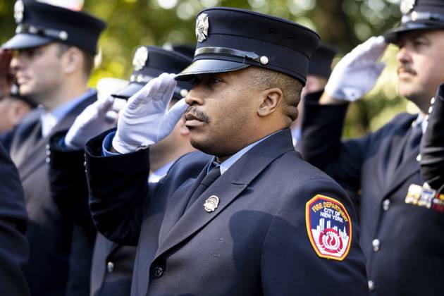 October 7, 2026, New York City, New York, United States: FDNY Firefighters at the 119th Annual FDNY (Fire Department of the City of New York) Memorial Service in New York City. New York City United States  - ZUMAb161 20261007_aap_b161_008 Copyright: xMichaelxBrochsteinx