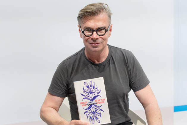 Buchmesse Frankfurt 2026 Jaroslav RudiÅ¡ präsentiert seinen neuen Roman Wo die Toten sprechen (Luchterhand Literaturverlag, 2026)., Frankfurt am Main Hessen Deutschland Messegelände