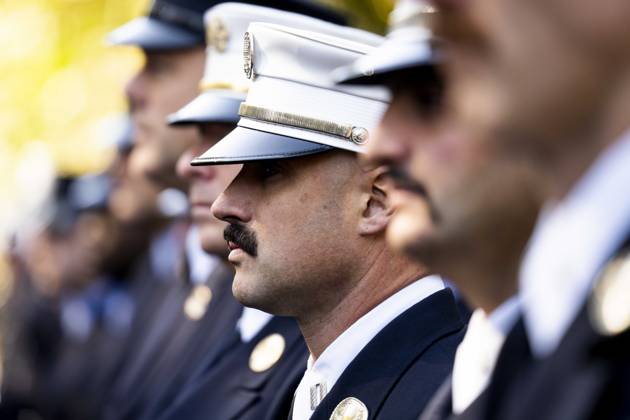 October 7, 2026, New York City, New York, United States: FDNY Firefighters at the 119th Annual FDNY (Fire Department of the City of New York) Memorial Service in New York City. New York City United States - ZUMAb161 20261007_aap_b161_001 Copyright: xMichaelxBrochsteinx