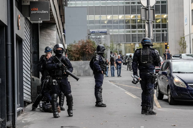 Protest against eduction conditions in Nancy NANCY, FRANCE - OCTOBER 7: A heavy police presence is deployed at the scene as students take to the streets to protest education conditions in Nancy, France, on October 7, 2026. Students are taking part in a nationwide high-school mobilization over school conditions and demands for greater education resources, while security units remain deployed around several locations in the city. Muhammed Said Tako Anadolu Nancy France. Editorial use only. Please get in touch for any other usage.  Copyright: x2026xAnadoluxMuhammedxSaidxTakox