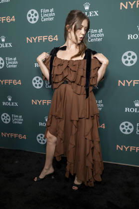 October 5, 2026, New York, New York, USA: BILLIE LOURD attends the premiere of Artificial at the 64th annual New York Film Festival at Alice Tully Hall, Lincoln Center in New York. 5 October 2026 New York USA - ZUMAa265 20261005_zep_a265_345 Copyright: xEricxAcquayex