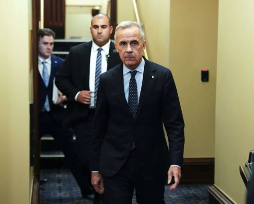 October 7, 2026, Ottawa, On, CAN: Prime Minister Mark Carney makes his way to Question Period in the House of Commons on Parliament Hill in Ottawa on Wednesday, Oct. 7, 2026. Ottawa CAN  - ZUMAc35_ 20261007_zaf_c35_040 Copyright: xJustinxTangx