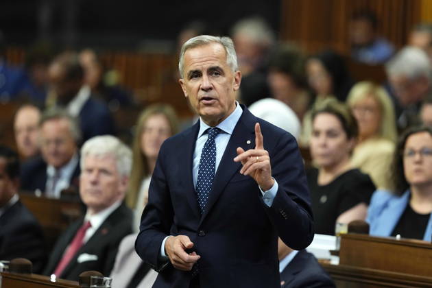 October 7, 2026, Ottawa, On, CAN: Prime Minister Mark Carney rises during Question Period in the House of Commons on Parliament Hill in Ottawa on Wednesday, Oct. 7, 2026. Ottawa CAN  - ZUMAc35_ 20261007_zaf_c35_042 Copyright: xJustinxTangx
