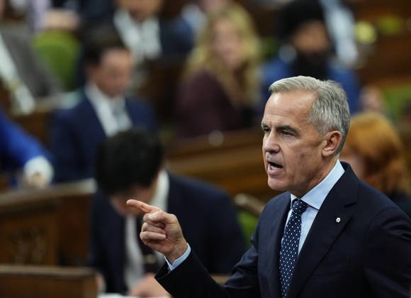 October 7, 2026, Ottawa, On, CAN: Prime Minister Mark Carney rises during Question Period in the House of Commons on Parliament Hill in Ottawa on Wednesday, Oct. 7, 2026. Ottawa CAN  - ZUMAc35_ 20261007_zaf_c35_051 Copyright: xJustinxTangx