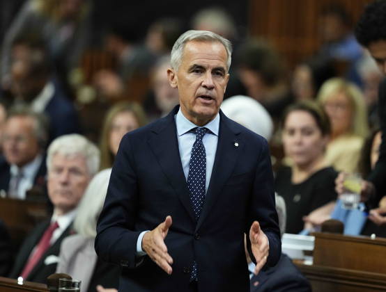 October 7, 2026, Ottawa, On, CAN: Prime Minister Mark Carney rises during Question Period in the House of Commons on Parliament Hill in Ottawa on Wednesday, Oct. 7, 2026. Ottawa CAN  - ZUMAc35_ 20261007_zaf_c35_050 Copyright: xJustinxTangx