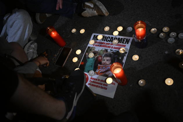 Deceased 87-year-old Mari Carmen Abascal remembered at Madrid housing protest MADRID, SPAIN - OCTOBER 7: Dozens of people gather in support of Mari Carmen Abascal during a protest outside the Congress of Deputies in Madrid, Spain, on October 7, 2026. The 87-year-old Abascal, who became a symbol of Spain s housing crisis in recent weeks, died in hospital after spending 15 days there following her eviction from her home by police in Madrid on September 23, 2026. Burak Akbulut Anadolu Madrid Spain. Editorial use only. Please get in touch for any other usage.  Copyright: x2026xAnadoluxBurakxAkbulutx