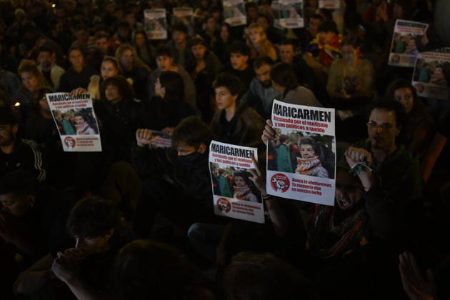 Deceased 87-year-old Mari Carmen Abascal remembered at Madrid housing protest MADRID, SPAIN - OCTOBER 7: Dozens of people gather in support of Mari Carmen Abascal during a protest outside the Congress of Deputies in Madrid, Spain, on October 7, 2026. The 87-year-old Abascal, who became a symbol of Spain s housing crisis in recent weeks, died in hospital after spending 15 days there following her eviction from her home by police in Madrid on September 23, 2026. Burak Akbulut Anadolu Madrid Spain. Editorial use only. Please get in touch for any other usage.  Copyright: x2026xAnadoluxBurakxAkbulutx