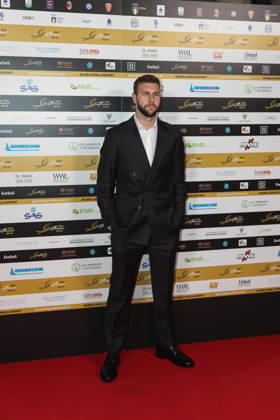 IPA89410551 - Strahinja Pavlovic on the red carpet at the Gentleman Fair Play Awards, October 7, 2026 _ Scuola Teulie, Milan, during the 2026 Gentleman Fair Play Awards, News in Milan, Italy, October 7, 2026  Copyright: xLucaxMicheli LiveMediax xLucaxMicheli LiveMediax IPA89410551