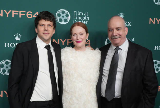 October 7, 2026, New York, Ny, USA: JESSE EISENBERG, JULIANNE MOORE and PAUL GIAMATTI attend ‘The Debutâ€⠢ Red Carpet Arrivals at the 64th New York Film Festival,.Alice Tully Hall, Lincoln Center, NYC.October 7, 2026 . The Debut Red Carpet Arrivals At The 64th New York Film Festival,.Alice Tully Hall, Lincoln Center, NYC.October 7, 2026 . New York USA - ZUMAms4_ 20261007_faf_ms4_012 Copyright: xSoniaxMoskowitzxGordonx