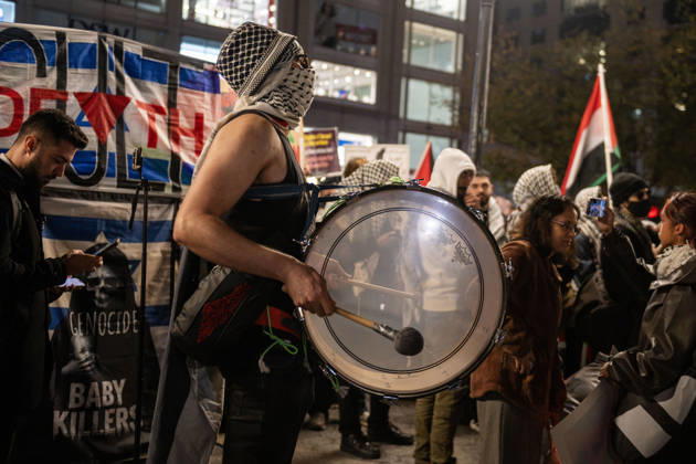 October 7, 2026, New York, New York, USA: The Union Square candlelight vigil organized by the group Israelis for Peace on October 7th 2026 went on in spite of loud protests by pro-Palestinian activists. Several public officials, including New York City mayor ZOHRAN MAMDANI, joined the group in commemorating the Israeli lives lost on Ocotober 7th 2023 despite the protests. New York USA  - ZUMAh214 20261007_znp_h214_016 Copyright: xSDxHerzogx