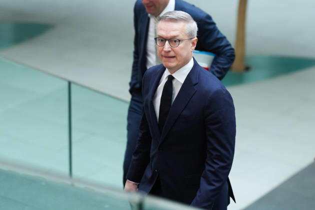 Bundespressekonferenz, Jahresbericht des Nationalen Normenkontrollrat (NKR) zum Buerokratieabbau Dr. Karsten Wildberger bei seiner Ankunft zur Vorstellung des Jahresbericht des Nationalen Normenkontrollrat zum Buerokratieabbau, Berlin, 08.10.2026 Berlin Berlin Deutschland