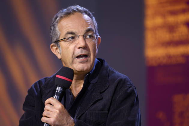 Schriftsteller Navid Kermani spricht bei auf der Frankfurter Buchmesse 2026. Frankfurt am Main, 07.10.2026 Hessen Deutschland Copyright: xDwixAnoraganingrumx