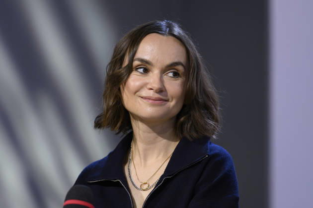 Schriftstellerin Franziska Gänsler spricht bei auf der Frankfurter Buchmesse 2026. Frankfurt am Main, 07.10.2026 Hessen Deutschland Copyright: xDwixAnoraganingrumx