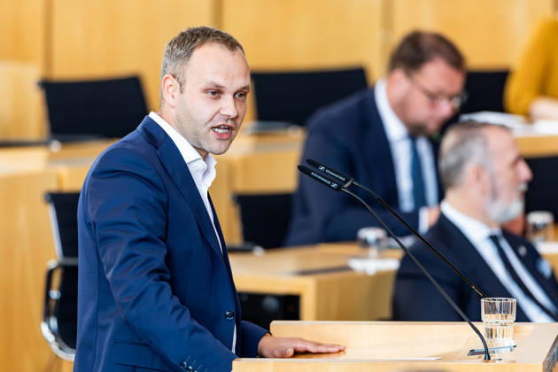 08.10.2026, GER, News Politik, 8.Wahlperiode, 57.Plenarsitzung im Plenarsaal Thüringer Landtag Daniel Haselhoff (AFD) 99096 Erfurt Thueringer Landtag Thüringen Deutschland