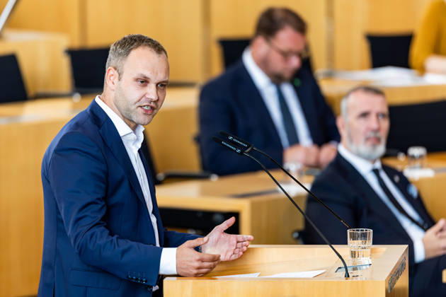 08.10.2026, GER, News Politik, 8.Wahlperiode, 57.Plenarsitzung im Plenarsaal Thüringer Landtag Daniel Haselhoff (AFD) 99096 Erfurt Thueringer Landtag Thüringen Deutschland