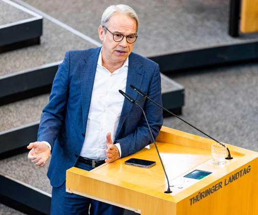 08.10.2026, GER, News Politik, 8.Wahlperiode, 57.Plenarsitzung im Plenarsaal Thüringer Landtag Georg Maier (SPD) 99096 Erfurt Thueringer Landtag Thüringen Deutschland