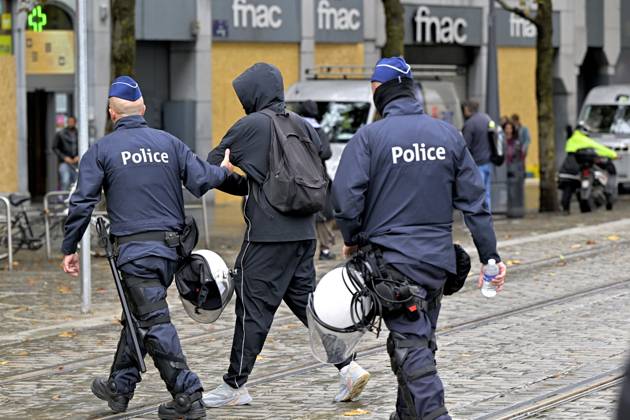 Student protest in Liege on 08 10 2026 LIEGE, BELGIUM - OCTOBER 08 : Students protest against the ministerial reform on September on October 8, 2026 in Liege, Belgium, 08 10 2026 ( Liege Belgium  Copyright: xSesx