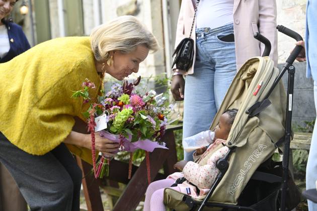 Queen Mathilde Visits Winners Of the 2026 Queen Mathilde Prize GREZ-DOICEAU, BELGIUM - OCTOBER 08: Queen Mathilde of Belgium pictured visiting two organizations that won the 2026 Queen Mathilde Prize : Vzw Alba, on October 08, 2026 in Grez-Doiceau, Belgium, 08 10 2026 Grez-Doiceau Belgium Copyright: xPhilipxReynaersx