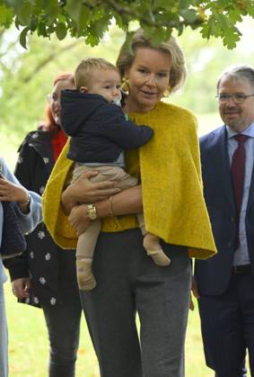 Queen Mathilde Visits Winners Of the 2026 Queen Mathilde Prize GREZ-DOICEAU, BELGIUM - OCTOBER 08: Queen Mathilde of Belgium pictured visiting two organizations that won the 2026 Queen Mathilde Prize : Vzw Alba, on October 08, 2026 in Grez-Doiceau, Belgium, 08 10 2026 Grez-Doiceau Belgium Copyright: xPhilipxReynaersx