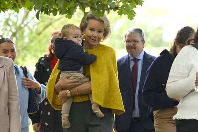 Queen Mathilde Visits Winners Of the 2026 Queen Mathilde Prize GREZ-DOICEAU, BELGIUM - OCTOBER 08: Queen Mathilde of Belgium pictured visiting two organizations that won the 2026 Queen Mathilde Prize : Vzw Alba, on October 08, 2026 in Grez-Doiceau, Belgium, 08 10 2026 Grez-Doiceau Belgium Copyright: xPhilipxReynaersx