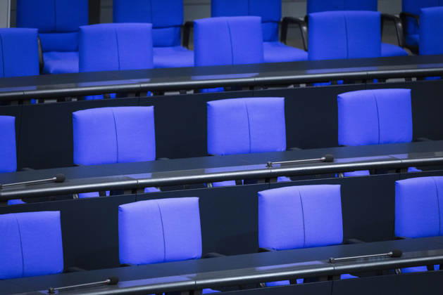 Bundestagssitze im Plenarsaal in Berlin, 08.10.2026. Berlin Deutschland Copyright: xYonaxElsnerx