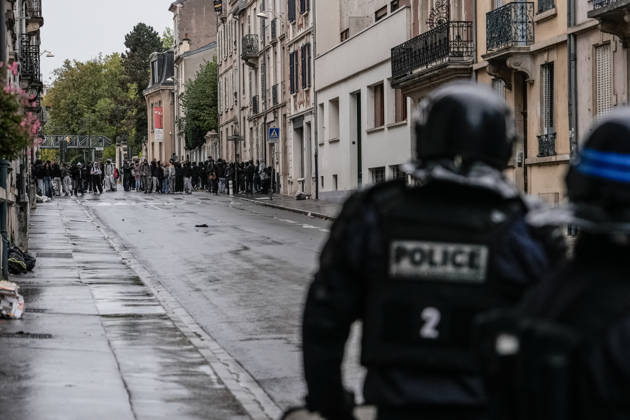 Protest against eduction conditions continues in Nancy NANCY, FRANCE - OCTOBER 8: Students take to the streets to protest education conditions in Nancy, France, on October 8, 2026. Students are taking part in a nationwide high-school mobilization over school conditions and demands for greater education resources, while security units remain deployed around several locations in the city. Muhammed Said Tako Anadolu Nancy France. Editorial use only. Please get in touch for any other usage.  Copyright: x2026xAnadoluxMuhammedxSaidxTakox