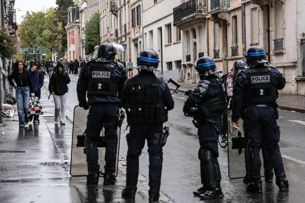 Protest against eduction conditions continues in Nancy NANCY, FRANCE - OCTOBER 8: Students take to the streets to protest education conditions in Nancy, France, on October 8, 2026. Students are taking part in a nationwide high-school mobilization over school conditions and demands for greater education resources, while security units remain deployed around several locations in the city. Muhammed Said Tako Anadolu Nancy France. Editorial use only. Please get in touch for any other usage.  Copyright: x2026xAnadoluxMuhammedxSaidxTakox