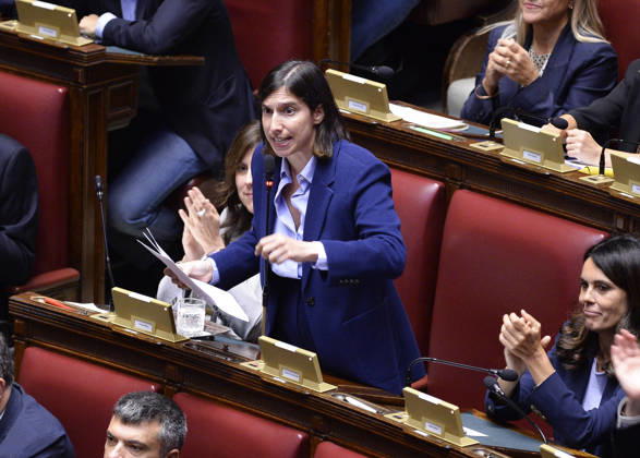 IPA89426736 - Rome, Chamber of Deputies: Electoral Law, explanations of vote, and final vote; pictured: Elly Schlein  Copyright: xSTEFANOxCAROFEIx xSTEFANOxCAROFEIx xFOTOGRAMMAx IPA89426736