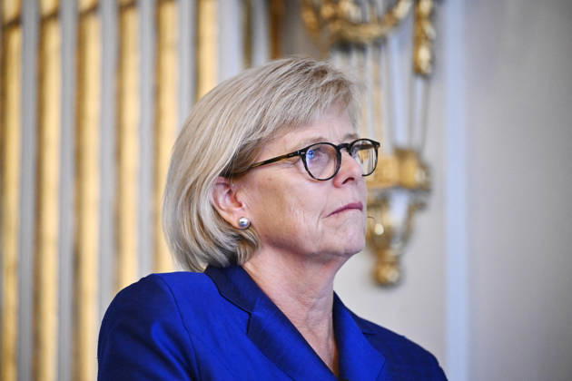 Ingrid Carlberg, Permanent Secretary of the Swedish Academy, announces that Canadian author Anne Carson has been awarded the 2026 Nobel Prize in Literature at Börshuset in Stockholm, Sweden, on October 8, 2026. STOCKHOLM, SWEDEN x10430x  Copyright: xChristinexOlsson TTx NOBEL PRIZE IN LITERATURE 2026 Vj604RV0lL0