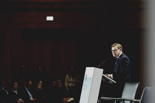 Johann Wadephul (CDU), Bundesaussenminister, aufgenommen im Rahmen des Berlin Peace Dialogue in Berlin, 08.10.2026. Fotografiert im Auftrag des Auswaertigen Amtes. Berlin Deutschland Copyright: xFlorianxGaertnerx