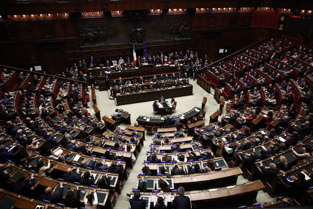 October 8, 2026, Rome, Rome, Italy: The Chamber of Deputies during the secret ballot vote on the new electoral law, Rome, October 8, 2026 Rome Italy  - ZUMAa289 20261008_zia_a289_008 Copyright: xFrancescoxFotiax xAgfx
