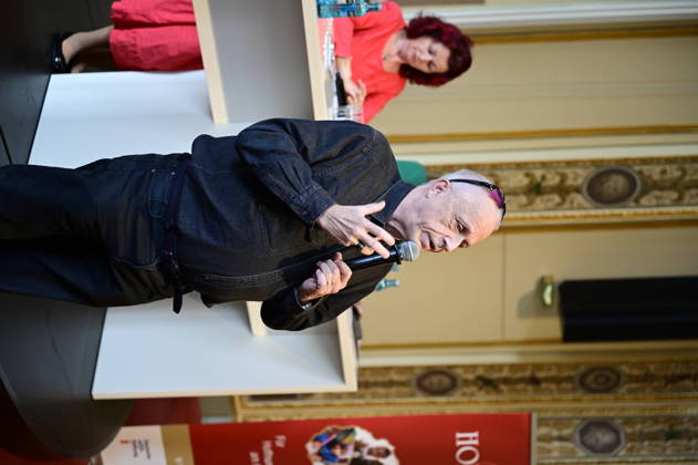 Stefan Hippler beim Pressegespräch und Präsentation des 16. HOPE-Award zur 18. HOPE-Gala Dresden im Schauspielhaus Dresden. Dresden, 08.10.2026 Copyright: xMatthiasxWehnertx