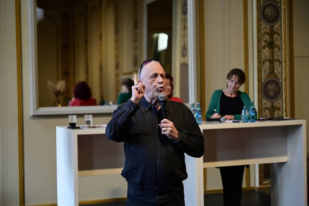 Stefan Hippler beim Pressegespräch und Präsentation des 16. HOPE-Award zur 18. HOPE-Gala Dresden im Schauspielhaus Dresden. Dresden, 08.10.2026 Copyright: xMatthiasxWehnertx