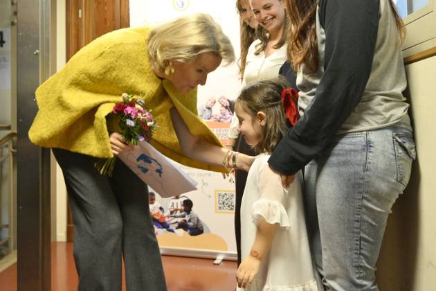 Queen Mathilde Visits Winners Of the 2026 Queen Mathilde Prize BRUSSELS, BELGIUM - OCTOBER 08: Queen Mathilde of Belgium pictured visiting two organizations that won the 2026 Queen Mathilde Prize : « le Petit Vélo Jaune », on October 08, 2026 in Brussels, Belgium, 08 10 2026 Brussels Belgium Copyright: xPhilipxReynaersx