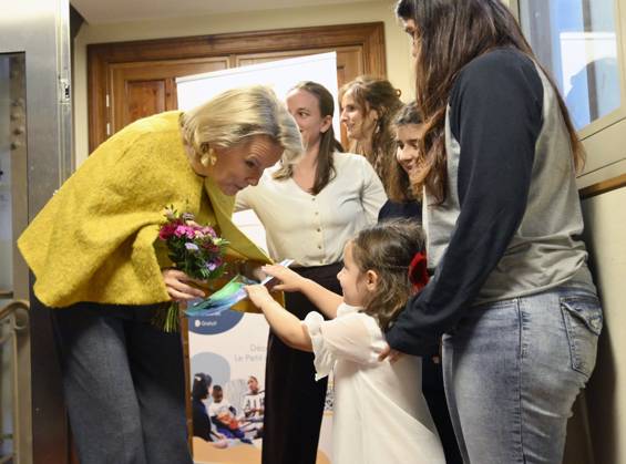 Queen Mathilde Visits Winners Of the 2026 Queen Mathilde Prize BRUSSELS, BELGIUM - OCTOBER 08: Queen Mathilde of Belgium pictured visiting two organizations that won the 2026 Queen Mathilde Prize : « le Petit Vélo Jaune », on October 08, 2026 in Brussels, Belgium, 08 10 2026 Brussels Belgium Copyright: xPhilipxReynaersx