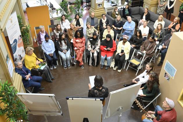 Queen Mathilde Visits Winners Of the 2026 Queen Mathilde Prize BRUSSELS, BELGIUM - OCTOBER 08: Queen Mathilde of Belgium pictured visiting two organizations that won the 2026 Queen Mathilde Prize : « le Petit Vélo Jaune », on October 08, 2026 in Brussels, Belgium, 08 10 2026 Brussels Belgium Copyright: xPhilipxReynaersx