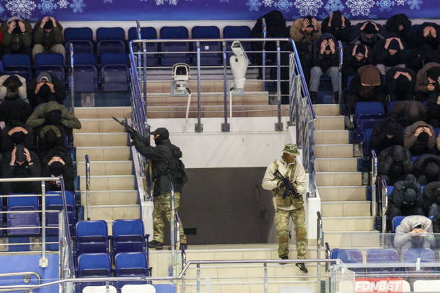 BELARUS, MINSK - OCTOBER 8, 2026: The final phase of the Eurasia-Antiterror 2026 counter-terrorism exercise by relevant agencies of the CIS and SCO member states. The drill is held as part of the 2026 CIS and SCO Counter-Terrorism Forum Minsk Belarus - ZUMAt113 20261008_zaa_t113_295 Copyright: xMaximxMalinovskyx