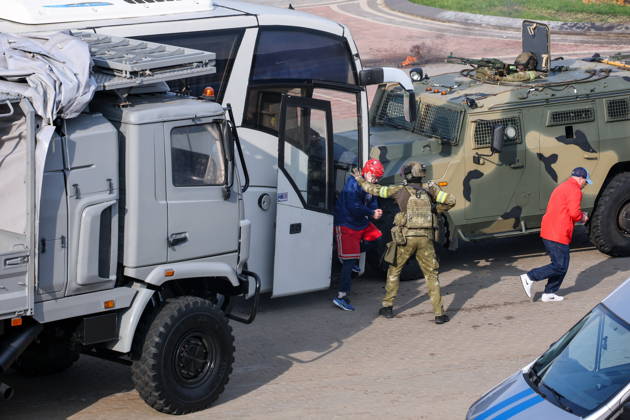 BELARUS, MINSK - OCTOBER 8, 2026: The final phase of the Eurasia-Antiterror 2026 counter-terrorism exercise by relevant agencies of the CIS and SCO member states. The drill is held as part of the 2026 CIS and SCO Counter-Terrorism Forum Minsk Belarus - ZUMAt113 20261008_zaa_t113_311 Copyright: xMaximxMalinovskyx