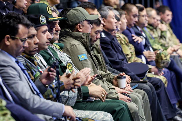 BELARUS, MINSK - OCTOBER 8, 2026: A meeting before the final phase of the Eurasia-Antiterror 2026 counter-terrorism exercise by relevant agencies of the CIS and SCO member states. The drill is held as part of the 2026 CIS and SCO Counter-Terrorism Forum Minsk Belarus - ZUMAt113 20261008_zaa_t113_362 Copyright: xMaximxMalinovskyx