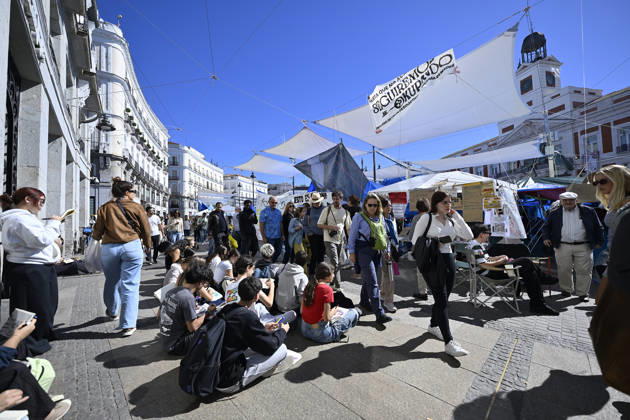 87-year-old symbol of Spain’s housing crisis dies 2 weeks after eviction MADRID, SPAIN - OCTOBER 8: A tent protest set up by Spaniards at Puerta del Sol on September 26, calling on the central and regional governments to take action over the housing crisis, continues in Madrid, Spain, on October 8, 2026. Maricarmen Abascal, known publicly as Maricarmen, the 87-year-old woman whose eviction from her longtime Madrid home sparked housing protests across Spain, died on Wednesday. Burak Akbulut Anadolu Madrid Spain. Editorial use only. Please get in touch for any other usage.  Copyright: x2026xAnadoluxBurakxAkbulutx