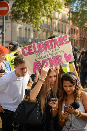 High school students™ protest known as Act 3 in Toulouse. Supported by the CGT and FO trade unions. - 08 10 2026 - France Midi-Pyrenees Toulouse -  MathieuxPinardxBailletx xLexPictorium LePictorium_0342409
