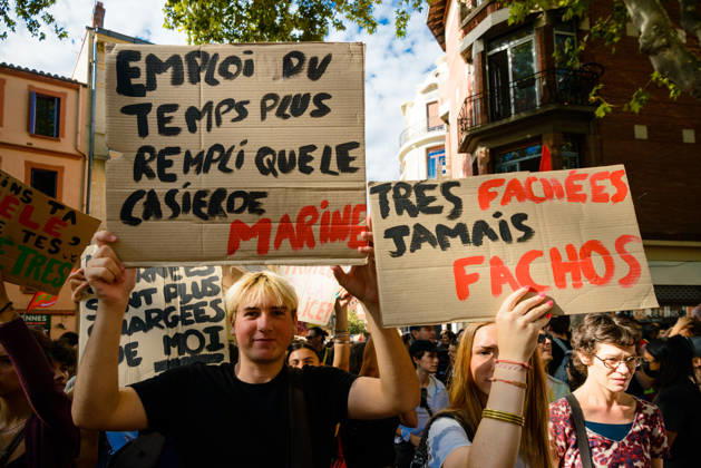 High school students™ protest known as Act 3 in Toulouse. Supported by the CGT and FO trade unions. - 08 10 2026 - France Midi-Pyrenees Toulouse -  MathieuxPinardxBailletx xLexPictorium LePictorium_0342398