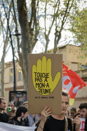 High school students™ protest known as Act 3 in Toulouse. Supported by the CGT and FO trade unions. - 08 10 2026 - France Midi-Pyrenees Toulouse -  MathieuxPinardxBailletx xLexPictorium LePictorium_0342407