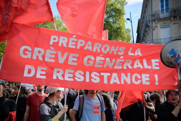 High school students™ protest known as Act 3 in Toulouse. Supported by the CGT and FO trade unions. - 08 10 2026 - France Midi-Pyrenees Toulouse -  MathieuxPinardxBailletx xLexPictorium LePictorium_0342408