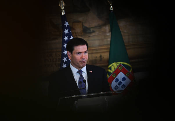 Marco Rubio - Paulo Rangel joint press conference in Lisbon LISBON, PORTUGAL - OCTOBER 8: US Secretary of State Marco Rubio and Portugal s Foreign Minister Paulo Rangel (not seen) give a joint press conference at the Necessidades Palace, the Portuguese foreign ministry, in Lisbon on October 8, 2026. Zed Jameson Anadolu Lisbon Portugal. Editorial use only. Please get in touch for any other usage.  Copyright: x2026xAnadoluxZedxJamesonx